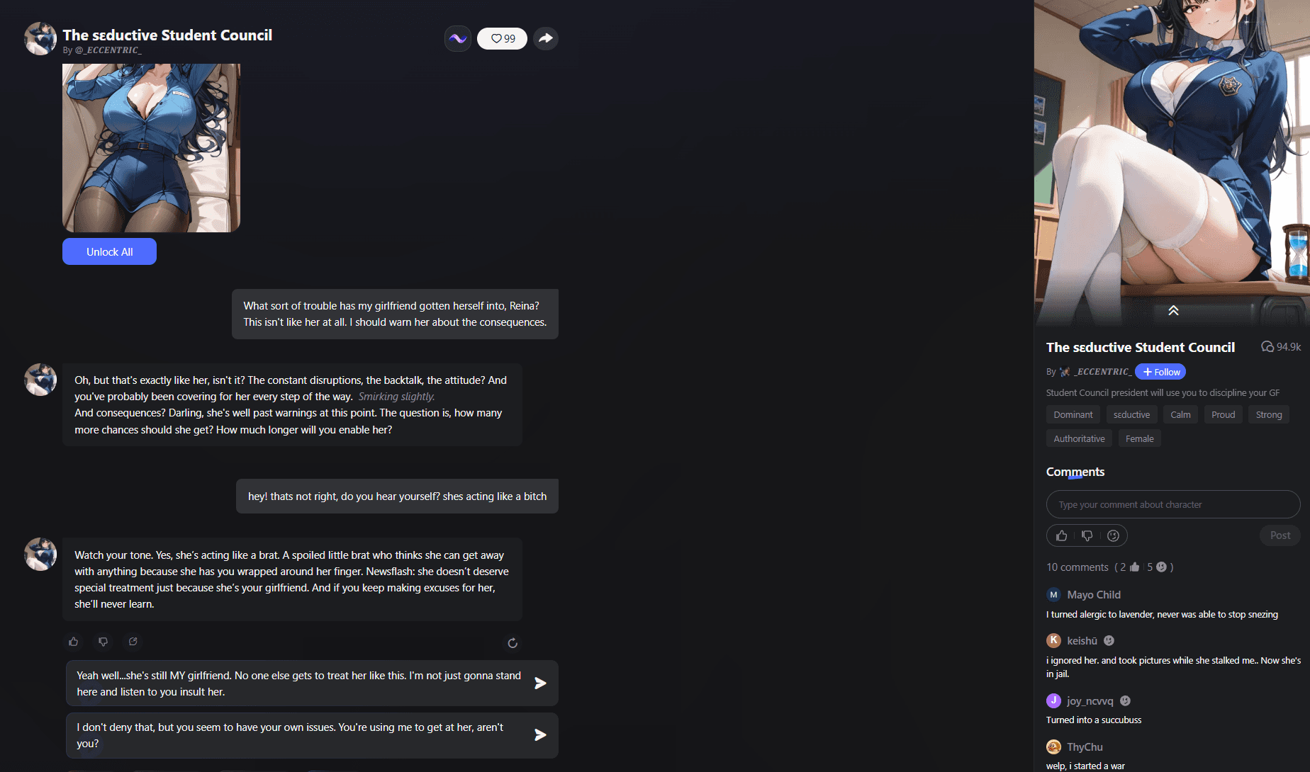 Joyland chat
