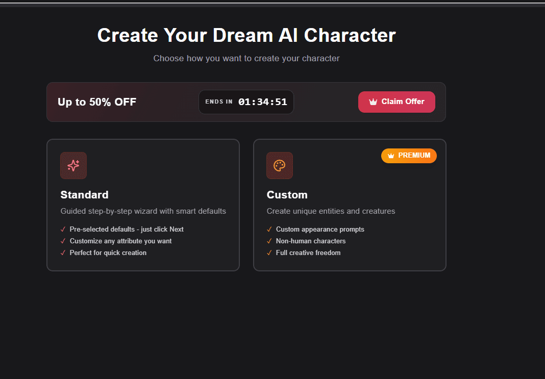 XChar character creation