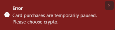 XChar payment error