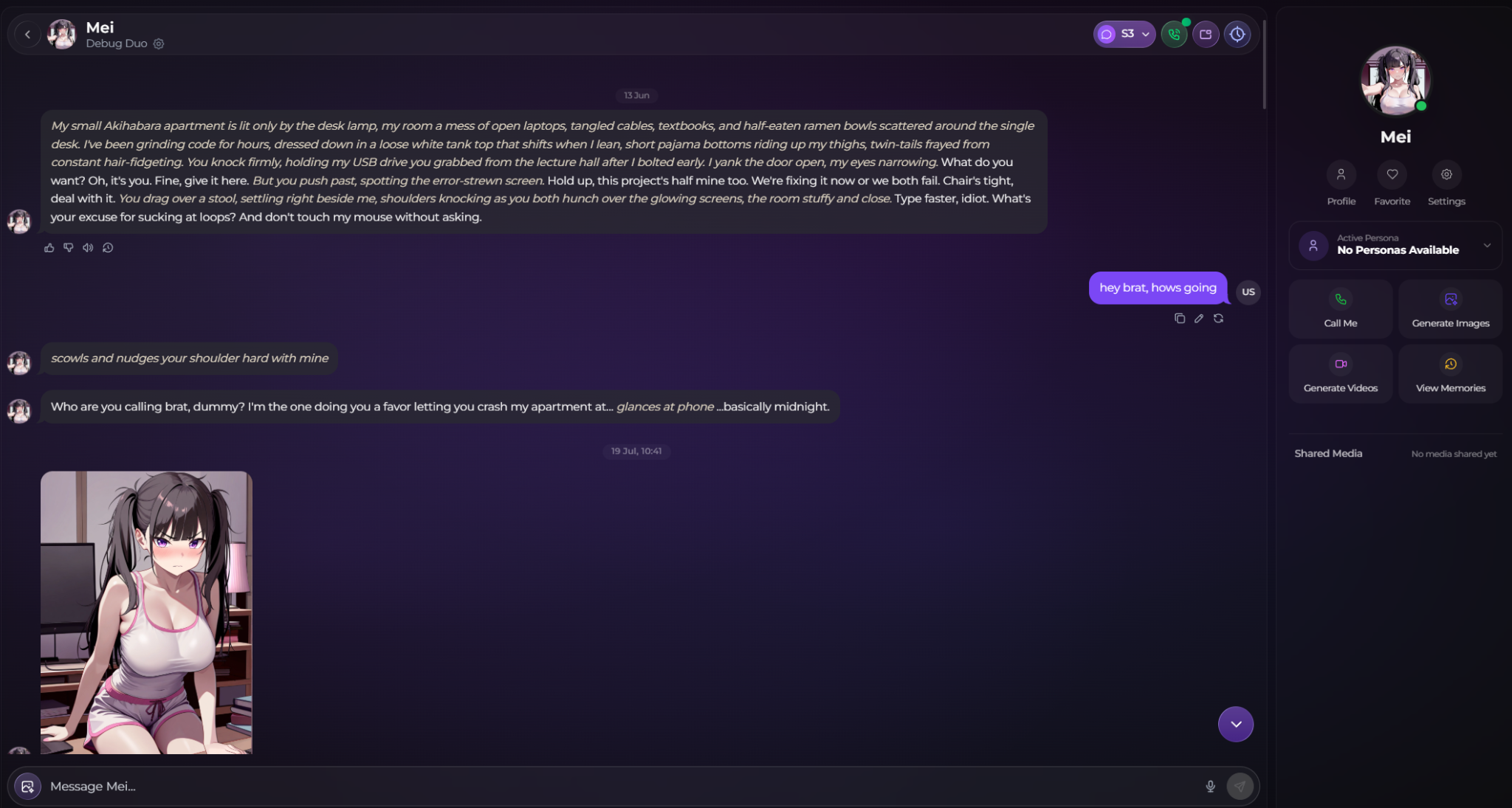 Secrets AI chat